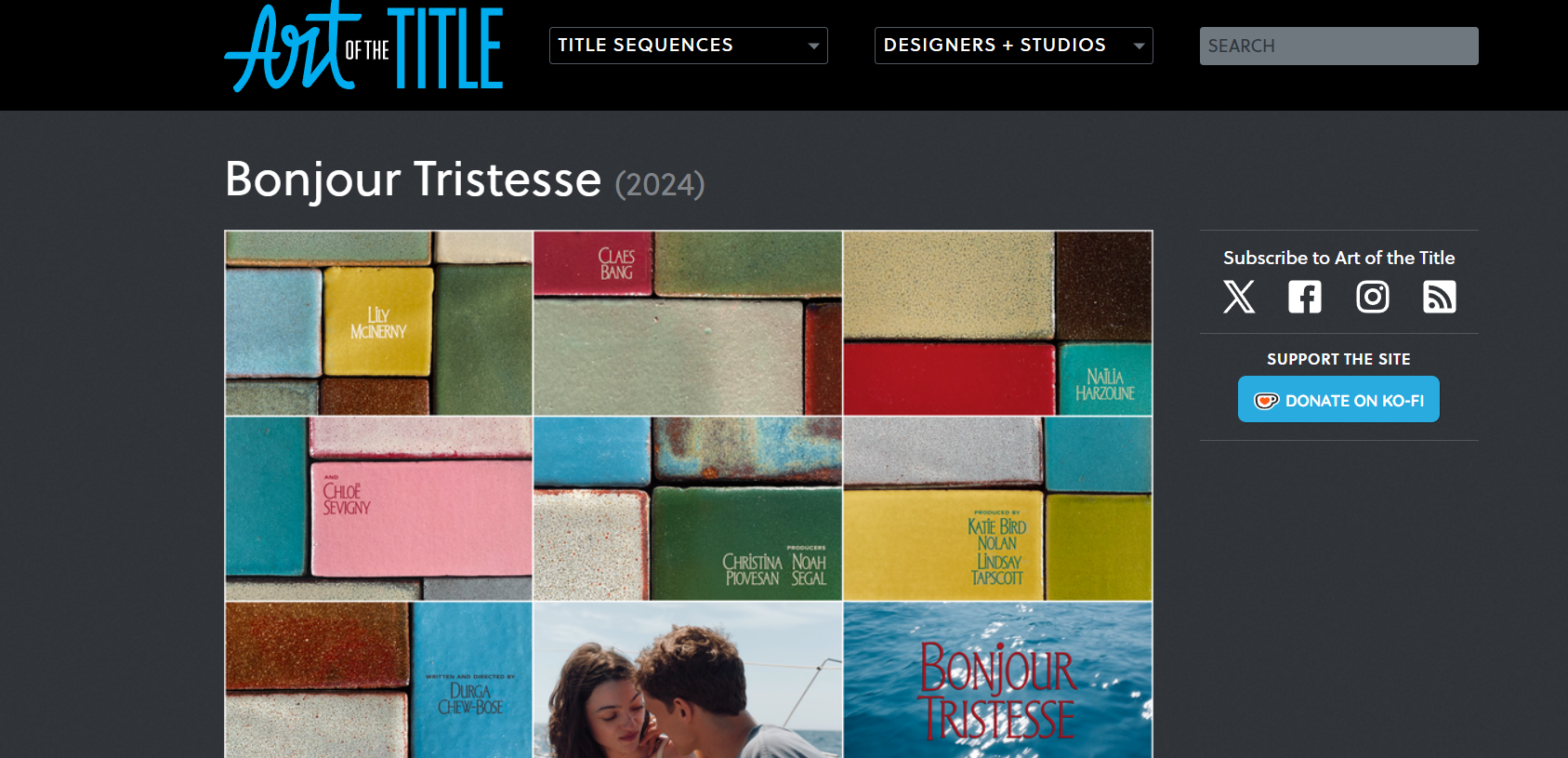 Art of the Title Website